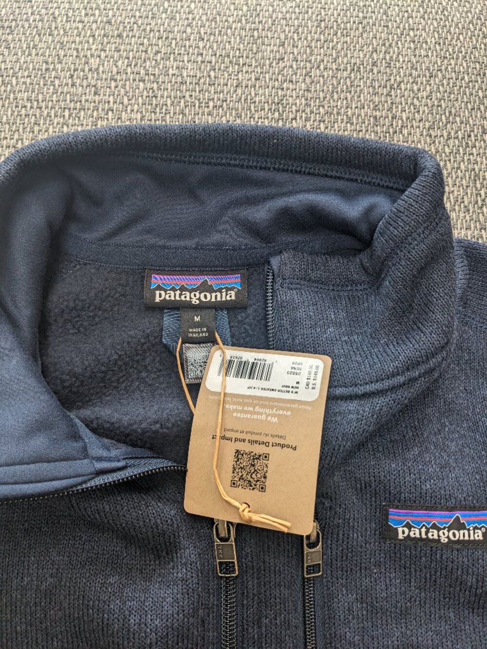 Men's 1/4 Zip Patagonia Better Sweater